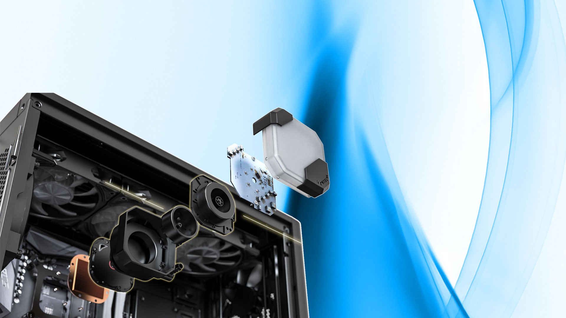 MONTECH HyperFlow ARGB 360 - AIO CPU Liquid Cooler MONTECH HyperFlow ARGB 360 - AIO CPU Liquid Cooler